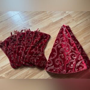 Christmas stockings & tree skirt